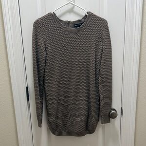 Tan/gray sweater